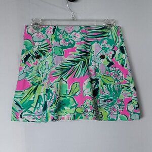 Lilly Pulitzer Skort Skirt Short Size  Xtra Small Floral